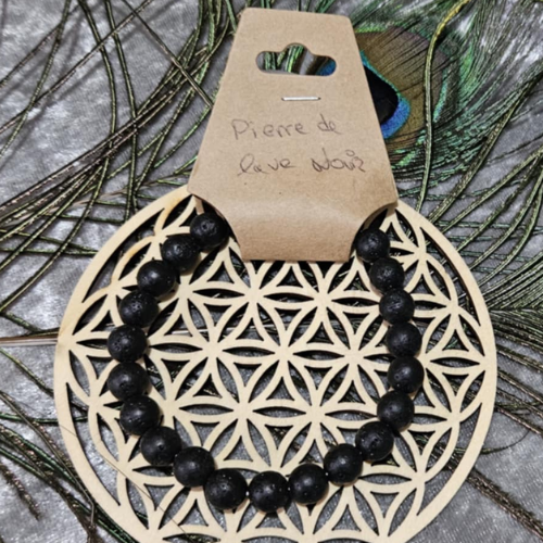 bracelet pierres de lave