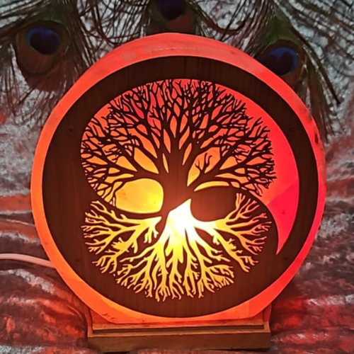 lampe en cristal de sel