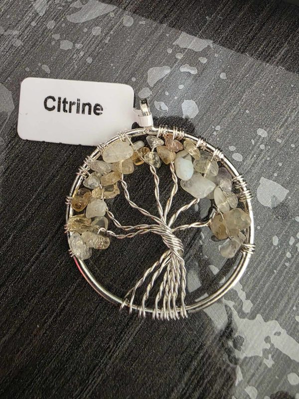 Arbre de vie en citrine ( petit model ) 3cm